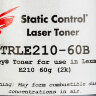 Тонер Static Control TRLE210-60B черный флакон 60гр. для принтера Samsung ML 1210