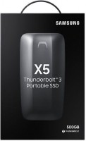 Накопитель SSD Samsung Thunderbolt 3 500Gb MU-PB500B/WW X5 2.5"