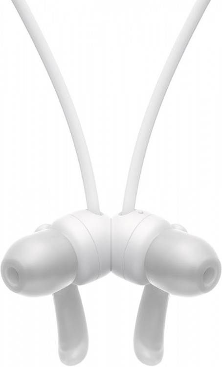 Гарнитура вкладыши Sony WI-SP510 белый беспроводные bluetooth нашейный держатель (WISP510W.E)