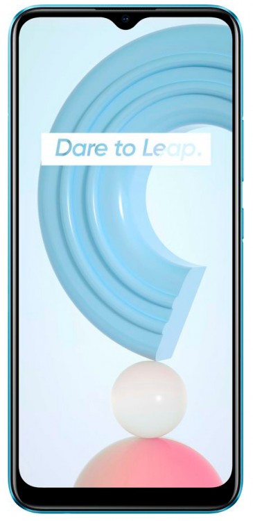 Смартфон Realme C21 32Gb 3Gb голубой моноблок 3G 4G 6.5" Android 10 802.11 b/g/n NFC GPS GSM900/1800 GSM1900