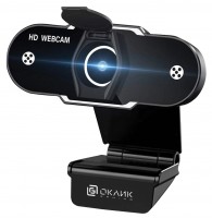 Камера Web Оклик OK-C012HD черный 1Mpix (1280x720) USB2.0 с микрофоном