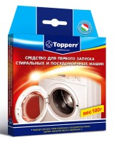 Средство для первого запуска для посудомоечных и стиральных машин Topper 3217 100гр