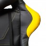 Кресло игровое Бюрократ VIKING 5 AERO YELLOW черный/желтый искусственная кожа