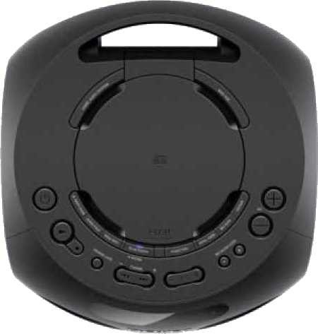 Минисистема Hi-Fi Sony MHC-V02 черный/CD/CDRW/FM/USB/BT