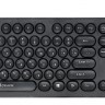 Клавиатура Oklick 400MR черный USB slim