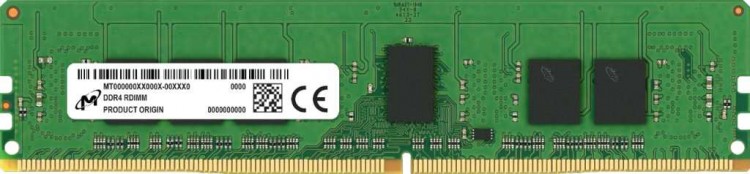 Память DDR4 Crucial MTA9ASF1G72PZ-3G2E2 8Gb DIMM ECC Reg PC4-25600 CL22 3200MHz