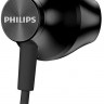 Наушники вкладыши Philips TAUE100BK/00 1.2м черный проводные в ушной раковине