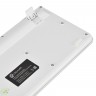 Клавиатура Oklick 400MR белый/мятный USB slim Multimedia
