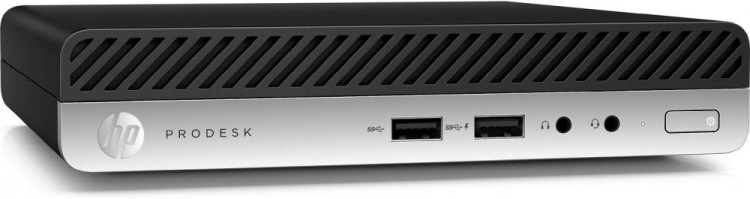Комплект HP ProDesk 400 G5 Mini i3 9100T (3.13)/8Gb/SSD256Gb/UHDG 630/Windows 10 Professional 64/GbitEth/65W/клавиатура/мышь/черный/монитор в комплекте 23.8" Mini In One 24 1920x1080