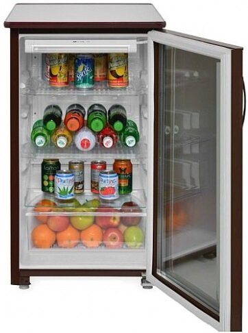 Холодильная витрина Саратов 505-01 (КШ-120) коричневый (однокамерный)