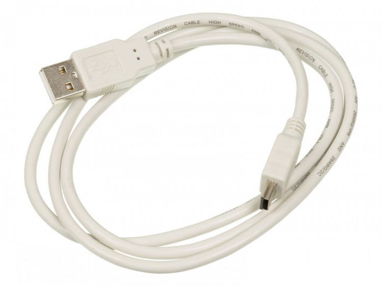 Кабель Ningbo USB2.0-M5P USB A(m) mini USB B (m) 1м серый