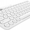 Клавиатура Logitech K380 Multi-Device белый USB беспроводная BT