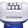 Пилка роликовая Starwind SFB2101 насадок:3шт белый/голубой