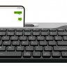 Клавиатура A4Tech Fstyler FBK25 черный беспроводная BT/Radio slim Multimedia