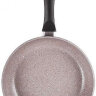 Сковорода Endever Stone-Grey Stone-Grey-26 круглая ручка несъемная (без крышки) серый (80647)