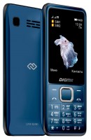 Мобильный телефон Digma LINX B280 32Mb темно-синий моноблок 2.44" 240x320 0.08Mpix GSM900/1800