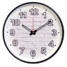 Часы настенные аналоговые Бюрократ WallC-R71P D29см черный