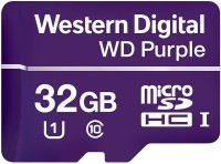 Флеш карта microSDHC 32Gb Class10 WD WDD032G1P0C Purple w/o adapter