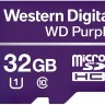 Флеш карта microSDHC 32Gb Class10 WD WDD032G1P0C Purple w/o adapter
