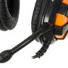 Наушники с микрофоном A4 HS-28 оранжевый/черный 2.2м накладные оголовье (HS-28 (ORANGE BLACK))