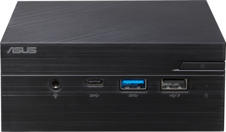 Неттоп Asus PN40-BP750ZV PS J5040 (2.0)/4Gb/SSD64Gb/UHDG 600/Windows 10 Professional/WiFi/BT/65W/черный