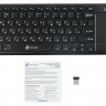 Клавиатура Oklick 830ST черный USB беспроводная slim Multimedia Touch