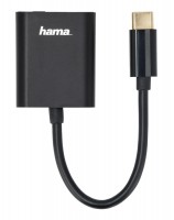 Разветвитель USB 2.0 Hama 00135748 1порт. черный