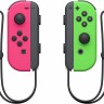 Беспроводной контроллер Nintendo Joy-Con зеленый неоновый/розовый неоновый для: Nintendo Switch