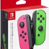 Беспроводной контроллер Nintendo Joy-Con зеленый неоновый/розовый неоновый для: Nintendo Switch