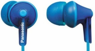 Наушники вкладыши Panasonic RP-HS34E-A 1.2м синий проводные крепление за ухом