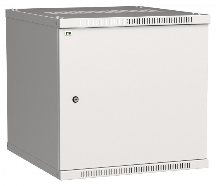 Шкаф коммутационный ITK Linea WE (LWE3-09U53-MF) 9U 550x350мм пер.дв.металл 50кг серый 300мм 200град. 450мм IP20