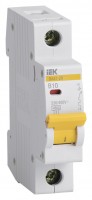 Выключатель автоматический IEK MVA20-1-010-B 10A тип B 4.5kA 1П 230В 1мод белый (упак.:1шт)