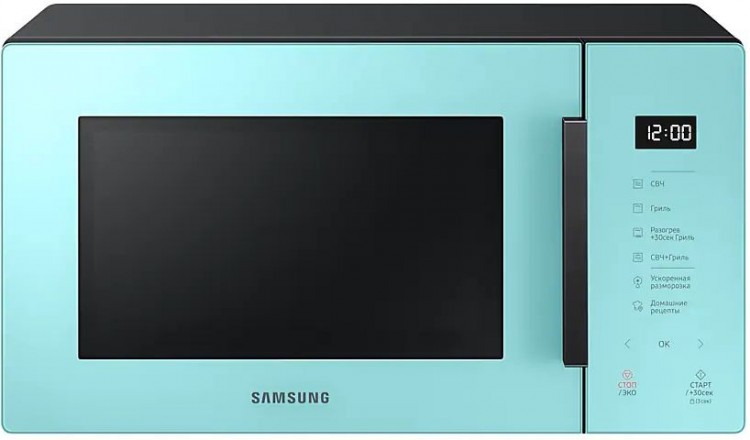 Микроволновая Печь Samsung MG23T5018AN/BW 23л. 800Вт мятный