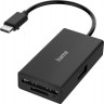 Разветвитель USB 2.0 Hama H-200126 1порт. черный (00200126)