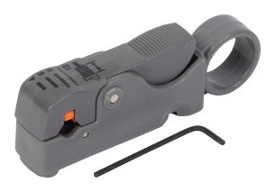 Инструмент ITK TS2-GR10 для очистки кабеля (упак:1шт) серый