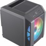 Корпус Cooler Master MasterCase H100 Iron Grey ARGB темно-серый без БП miniITX 1x200mm 2xUSB3.0 audio bott PSU