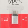 Адаптер Redline УТ000012622 USB Type-C (m) USB 3.0 A(f) серебристый